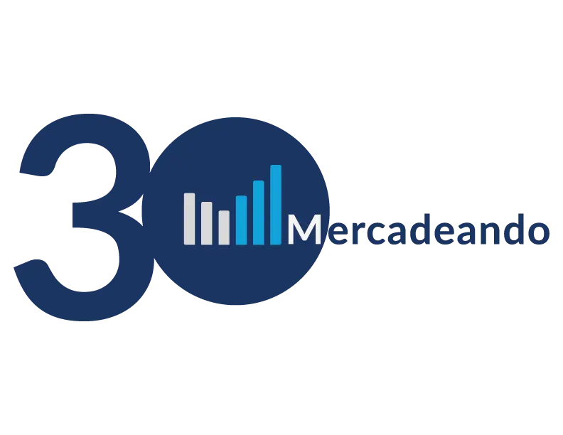Logo de Mercadeando 30 aniversario